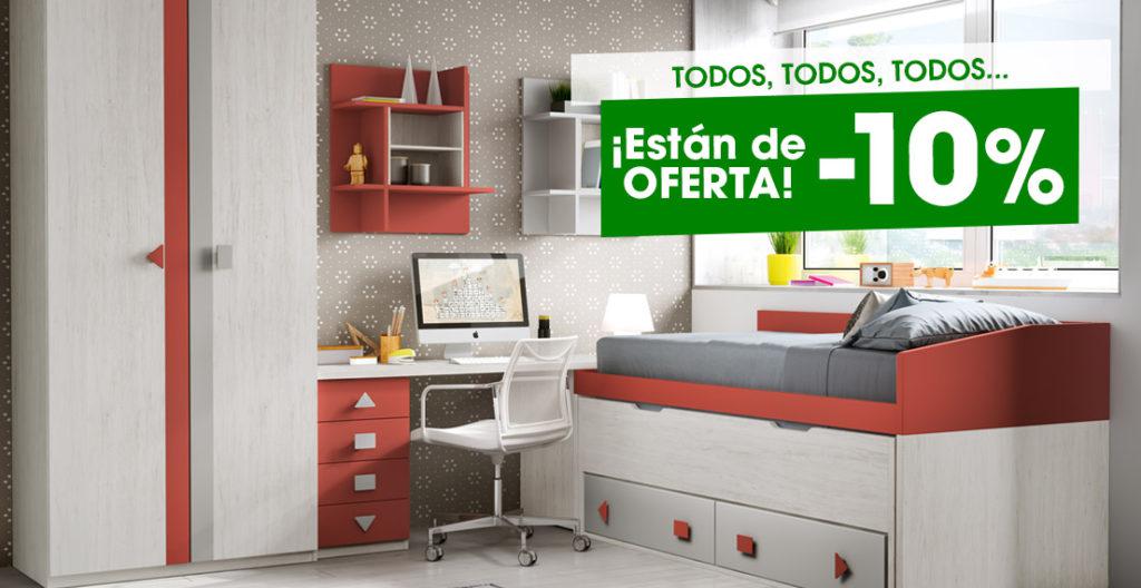 Noticia Ese dormitorio juvenil que buscas ¡tiene un 10 % de descuento!